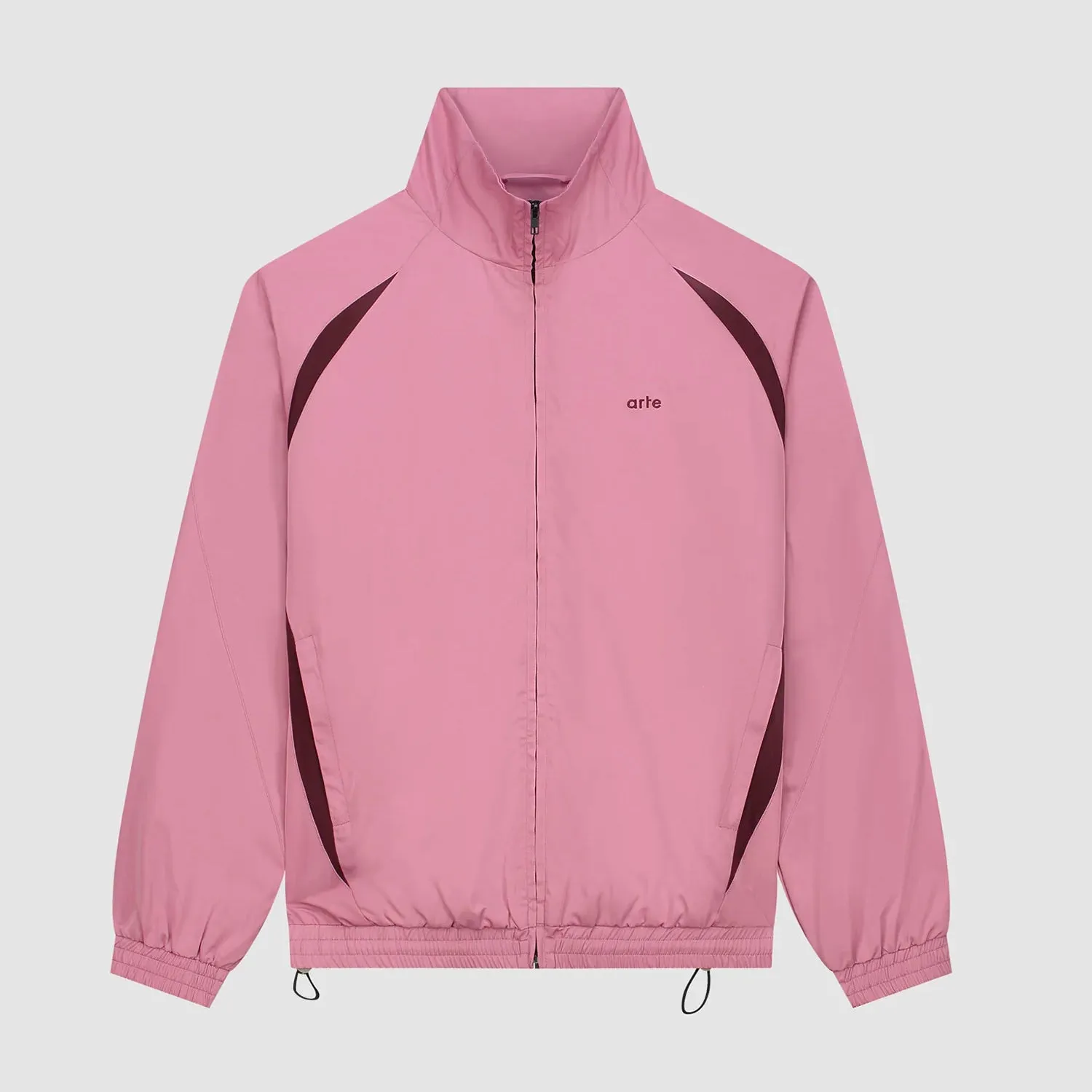 Two-tone Tracksuit Jacket - Pink